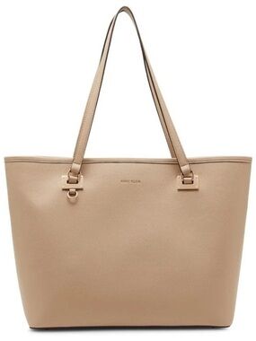 Anne Klein Nude-Beige Structured Work large Tote